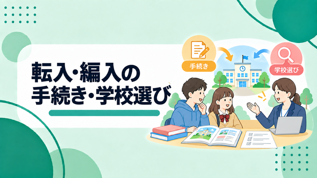 転入・編入を考えるときに確認したいこと